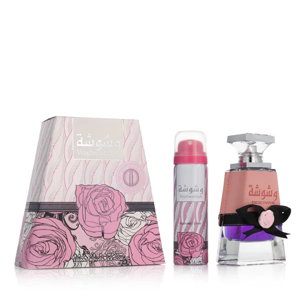 lattafa washwashah woda perfumowana 100 ml   zestaw  