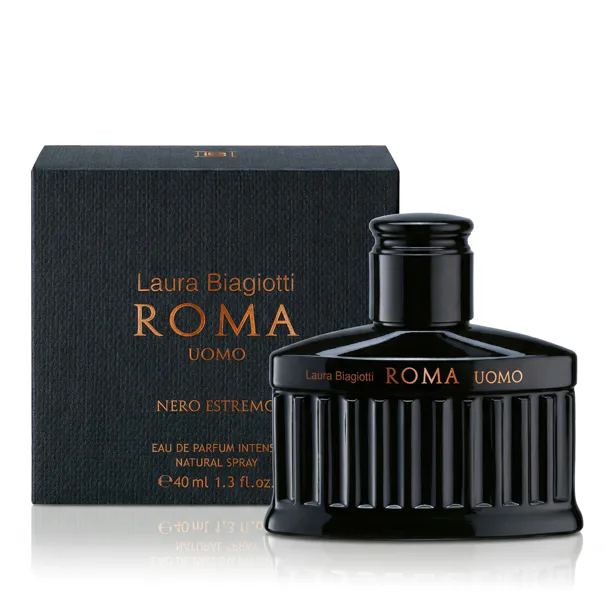 laura biagiotti roma uomo nero estremo woda perfumowana 40 ml     