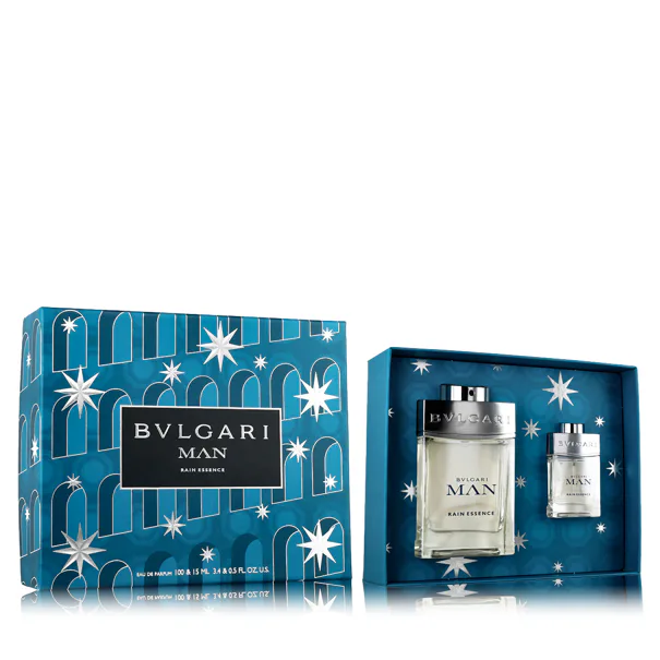 bvlgari bvlgari man rain essence woda perfumowana 100 ml   zestaw  