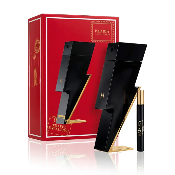 carolina herrera bad boy woda toaletowa 100 ml   zestaw  