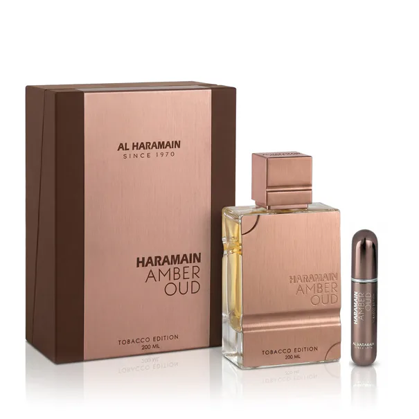 al haramain haramain amber oud tobacco edition woda perfumowana 200 ml   zestaw  