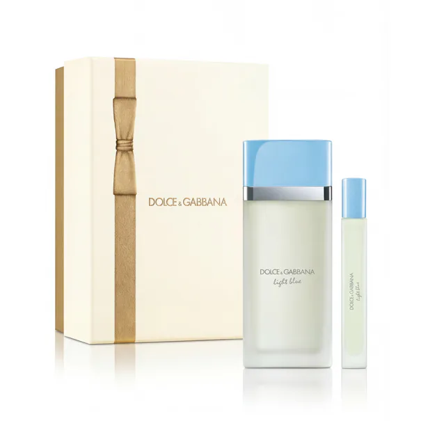 dolce & gabbana light blue woda toaletowa 100 ml   zestaw  
