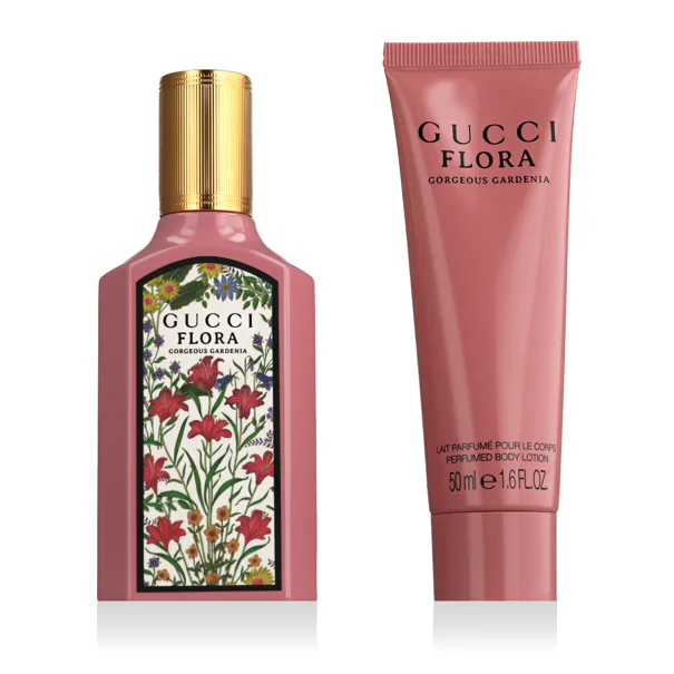gucci flora gorgeous gardenia woda perfumowana 50 ml   zestaw  