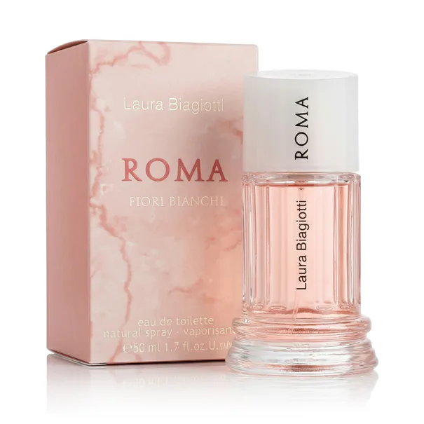laura biagiotti roma fiori bianchi woda toaletowa 50 ml     