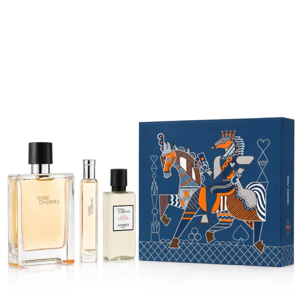 hermes terre d'hermes woda toaletowa 100 ml   zestaw  