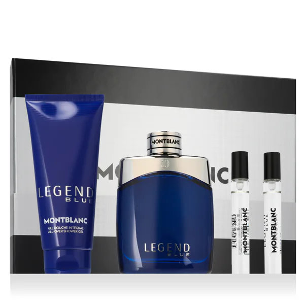 montblanc legend blue woda perfumowana 100 ml   zestaw  