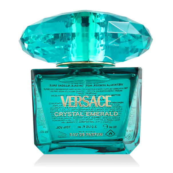 versace crystal emerald woda perfumowana 90 ml  tester   