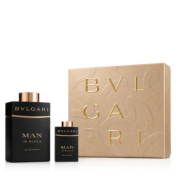 bvlgari bvlgari man in black woda perfumowana 100 ml   zestaw  