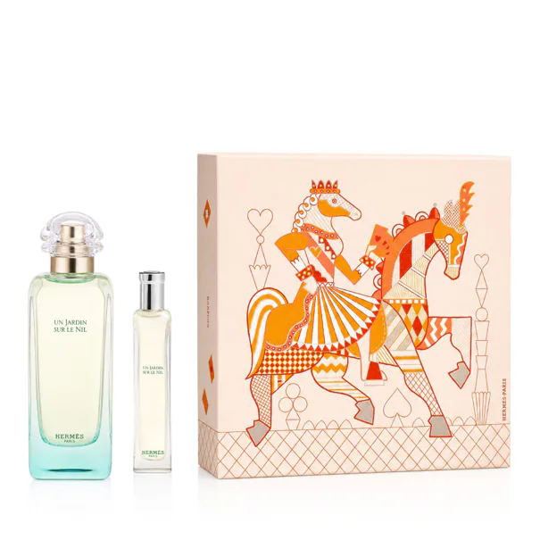 hermes un jardin sur le nil woda toaletowa 100 ml   zestaw  
