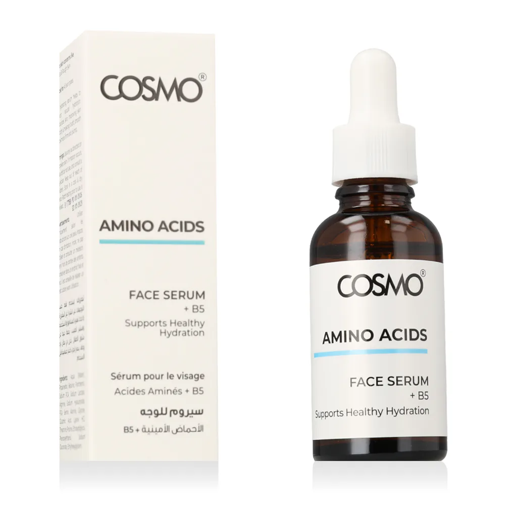 Сыворотка для лица Cosmo Advanced Amino Acids + B5 Face Serum увлажняющая, с аминокислотами и витамином B5, 30 мл — фото 2